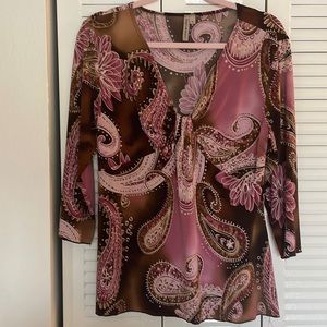 Susan Lawrence blouse size extra large